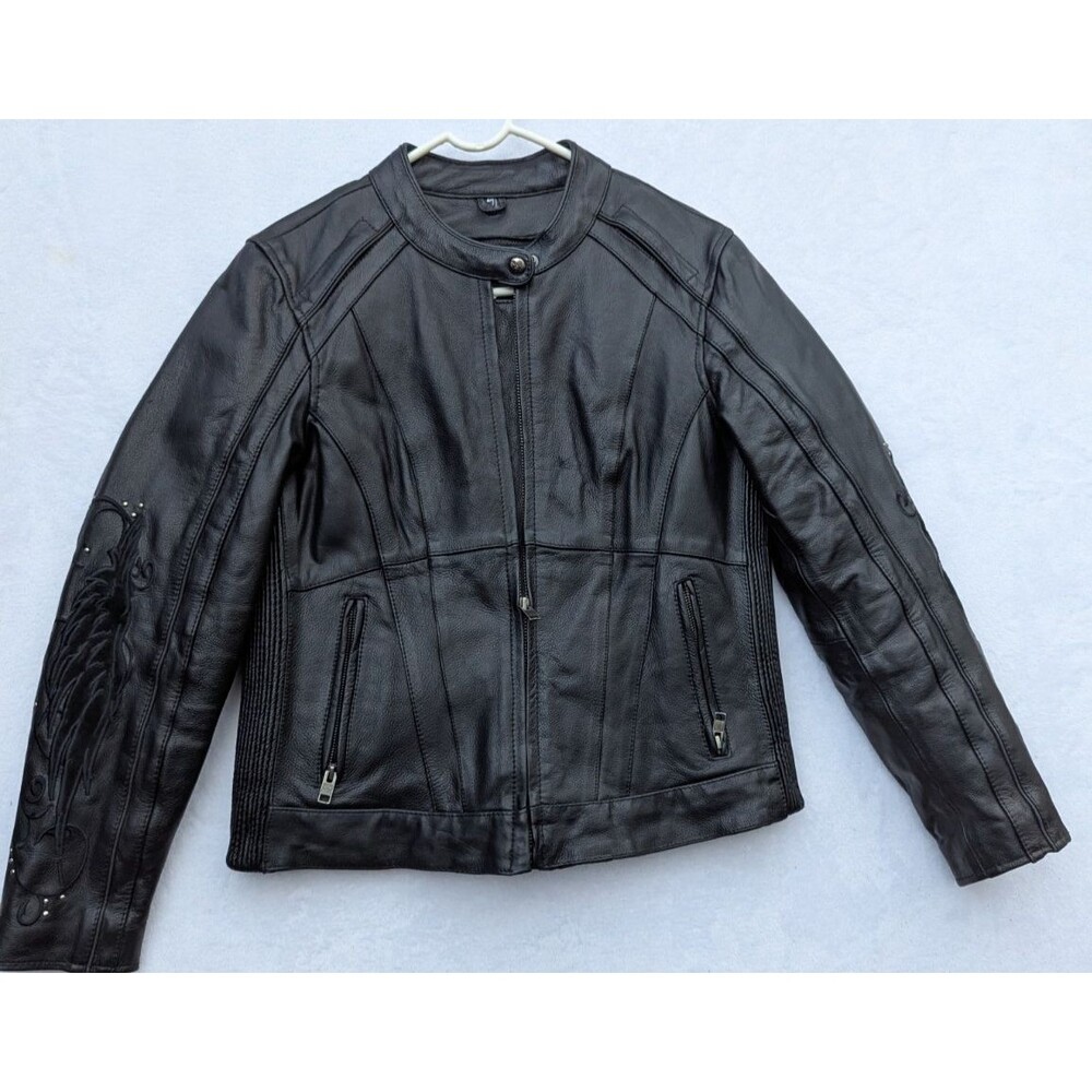 Milwaukee Leather Womens Motorcycle Jacket Size Medium